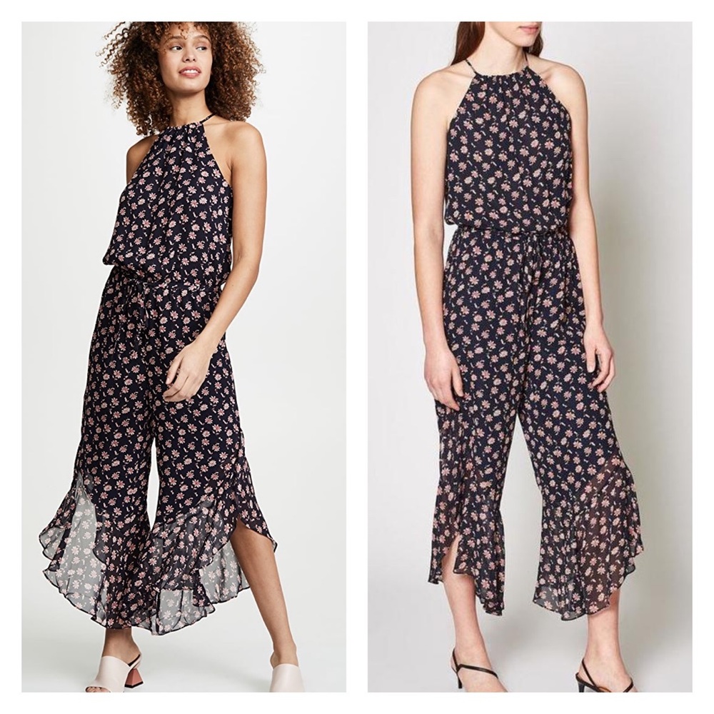 Joie Floral Jumpsuit